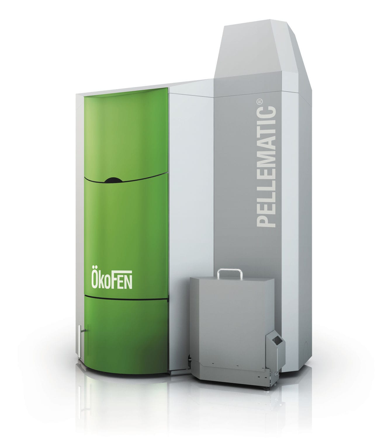 Pellet boiler / floor-mounted / industrial